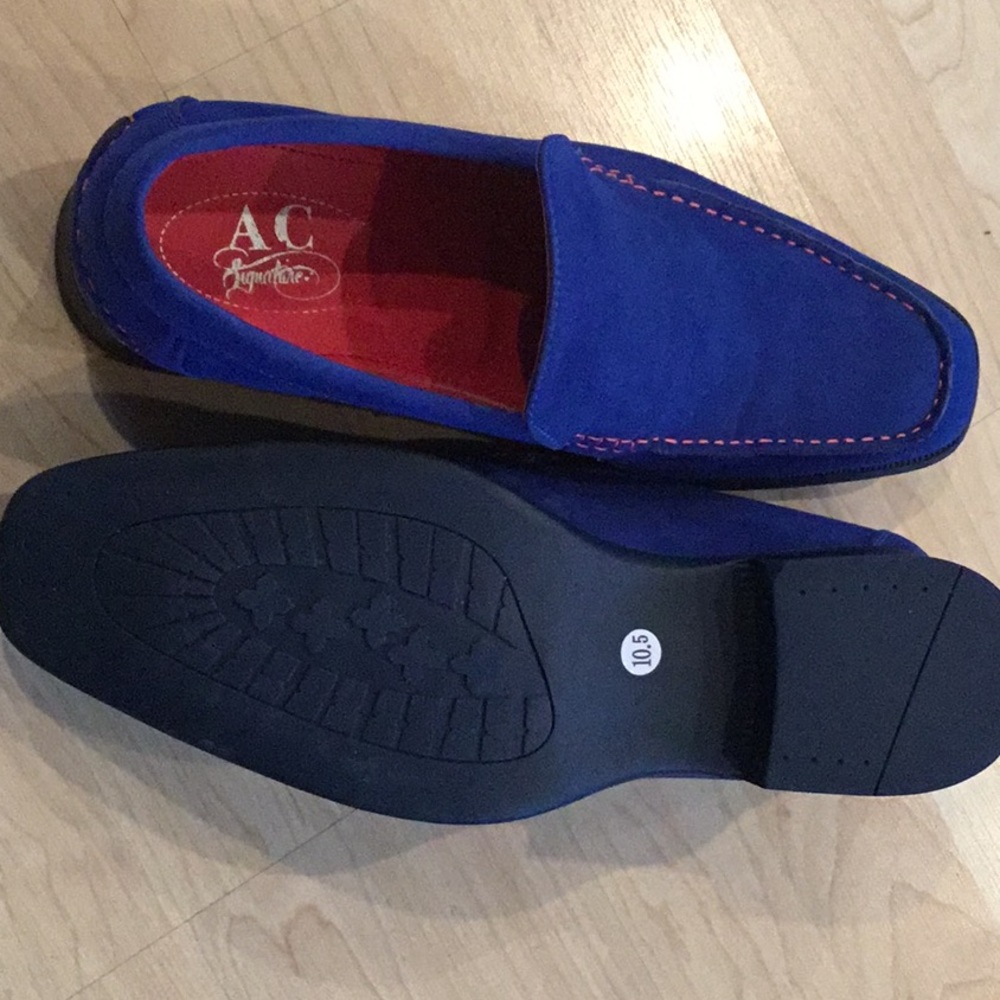 Brand New Faux Suede Mens Shoes - Size 10.5 - AC Signature
